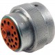 HD36-24-18SN - 18 circuit HD30 line plug. (1pc)